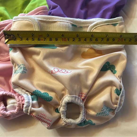 4 Colorful Dog Diapers - Picture 3 of 6